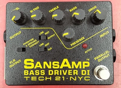 Tech21 SansAmp Bass Driver DI-Pedal gebraucht authentisch original selten Vin...