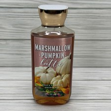 Bath Body Works MARSHMALLOW PUMPKIN LATTE Body Wash Shower Gel Shampoo 10oz