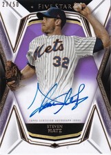 2019 Topps Five Star Steven Matz Five Star Auto Purple /50 Mets