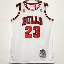 Mitchell & Ness Michael Jordan #23 Bulls 1995-96 NBA FINALS Jersey Men's s-xl
