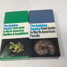 The Audubon Society Field Guide To North American Reptiles And Fossils Lot Of 2