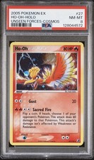 Pokemon PSA 8 Ho-Oh 27/115 EX Unseen Forces Reverse Holo FART SWIRL
