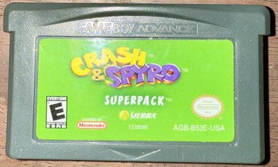 Crash & Spyro Superpack Nintendo GBA Cartridge Only
