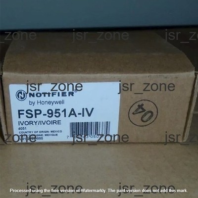 FSP 951A IV Notifier Smoke Fire Detector Alarm White Head