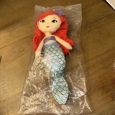 Peluche Disney So Sweet Princess Ariel 13,5 pulgadas con pelo rojo, La Sirenita