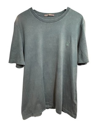 Logo Louis Vuitton Graphite Green Everyday Tee Size Large ( Awesome Distress )