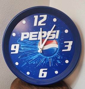Vintage Pepsi Clock 18" Anaolog Wall Clock