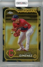 2024 Topps Gilded Collection Andres Gimenez Electroplate /5
