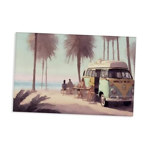 Noah Bay 24x16 Beach Day Hangout Canvas Wall Art Design