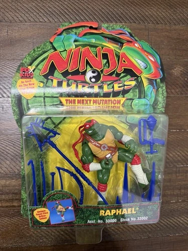 Vintage 1997 Playmates TMNT Raphael The Next Mutation Action Figure New