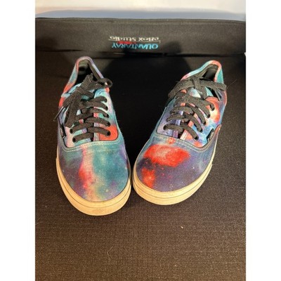 Vans Authentic Galaxy Nebula Space Tie Dye Low Top Sneakers Shoes Women's