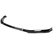 Bumper Spoiler Lip Fits 2014-2017 Vw Volkswagen Golf Glossy Blk Front Body Kit