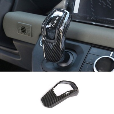 Fit For Defender 110 2020-2022 Carbon Fiber Gear Shift Knob Shifter Lever Trim