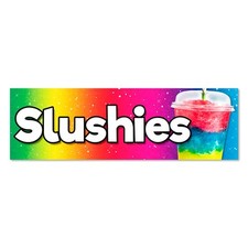 Slushies Vinyl Banner with Optional Sizes (Made in the USA)