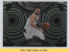 2022-23 Obsidian Tunnel Vision Electric Etch Green 18/25 Luka Doncic #2 READ 3u4