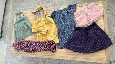 Multiples Kids Assorted Floral, Mustard, Navy & Pink Clothing Lot