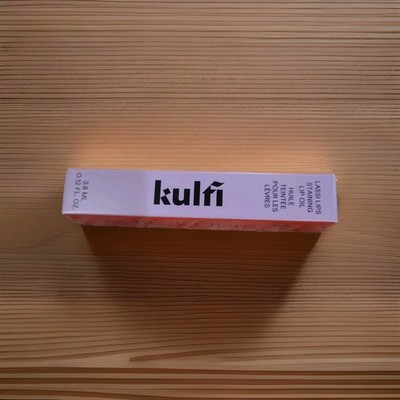 Kulfi Lassi Lips Staining Long-Lasting Moisturizing Lip Oil 0.12 oz Black Cherry