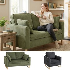 Sofa with with Metal Legs and Spring