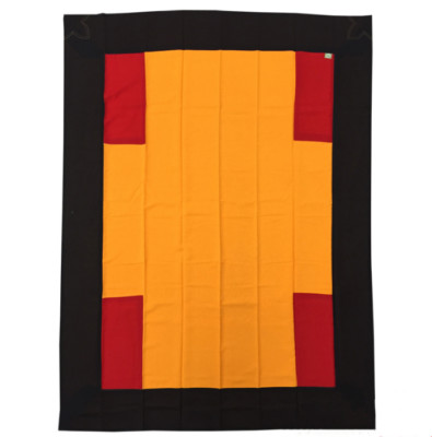 Shaolin monks meditation hall embroidery quilt double layer