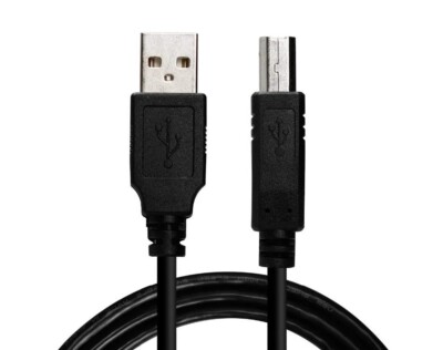 NEW/SEALED - USB Printer Cable 6 Feet - USB 2.0 A Male to B Male - Black