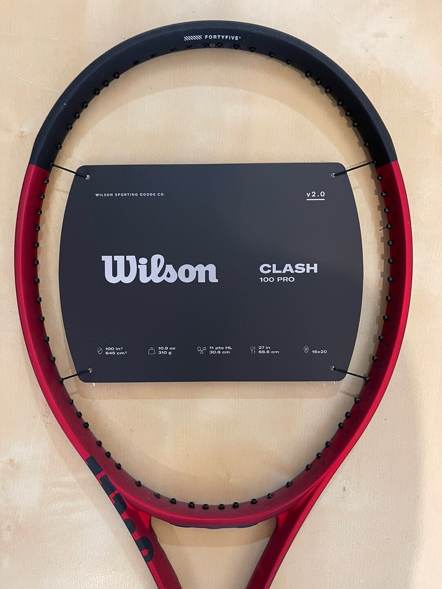 Wilson Clash 100 Pro V2.0 Tennis Racket Racquet 100sq 310g 16x20