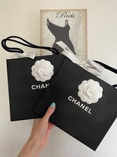 Chanel Classic Shopping Gift Bags with Camellia ribbon Small Size
