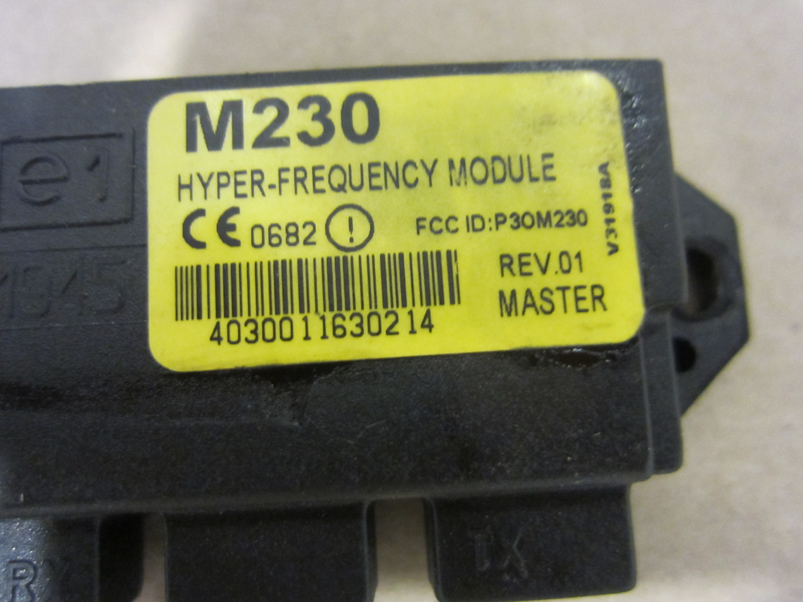 Maserati 4200- Slave Hyper- Frequency Module.-Part# 186596