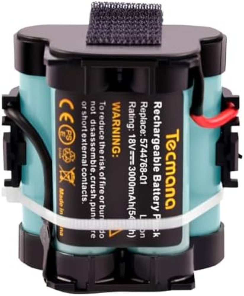 Tecmana 18V 3000mAh Batteria Compatibile con Gardena R38Li, R40Li, R45Li, R50Li,