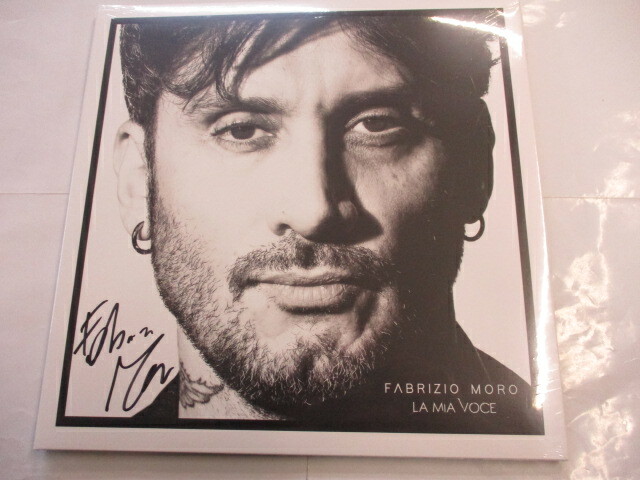 FABRIZIO MORO - LA MIA VOCE - LP RED VINYL NEW SEALED - SIGNED - COPY # 0972