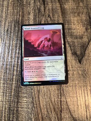 Wind-Scarred Crag Land Foil March of the Machcine MOM MTG Magic Pack Fresh