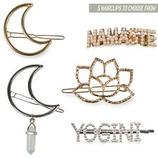 Hair Clip Women Girls Teens Snap Clasp Durable High Quality Metal All Hair Types