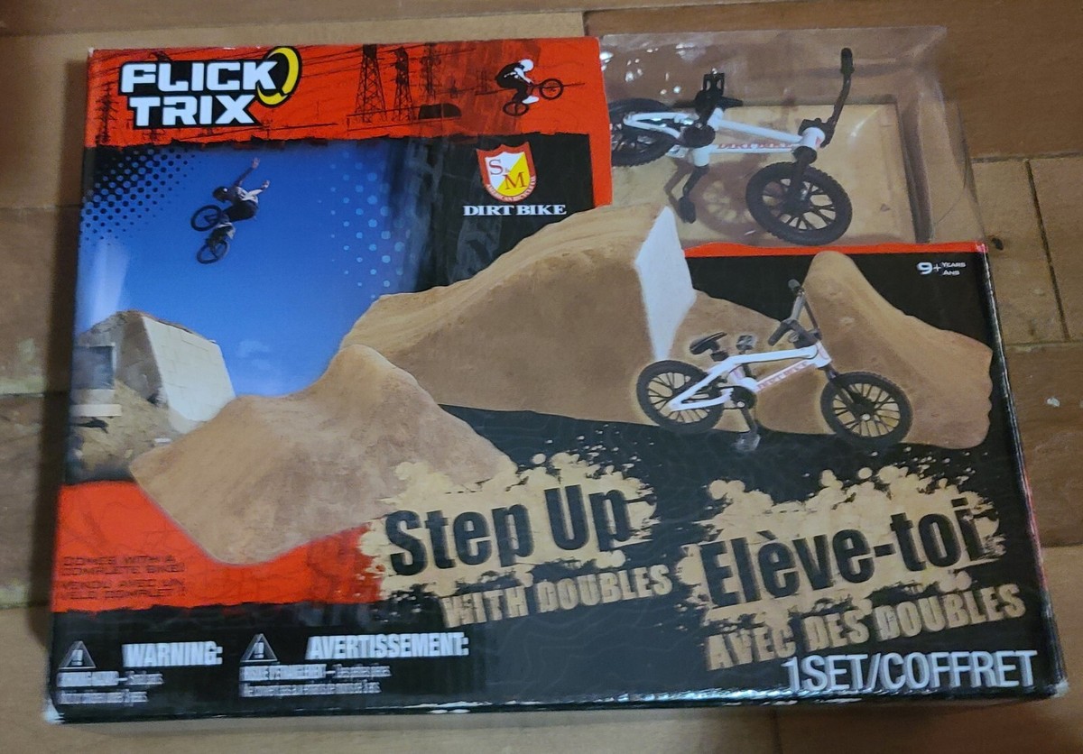 FLICK TRIX DIRT BIKE STEP UP WITH DOUBLES