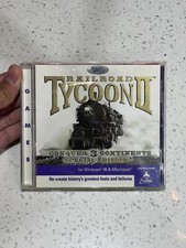 Vintage Pc Mac Game Railroad Tycoon 2 Tested SPECIAL EDITION FAST SHIPPING