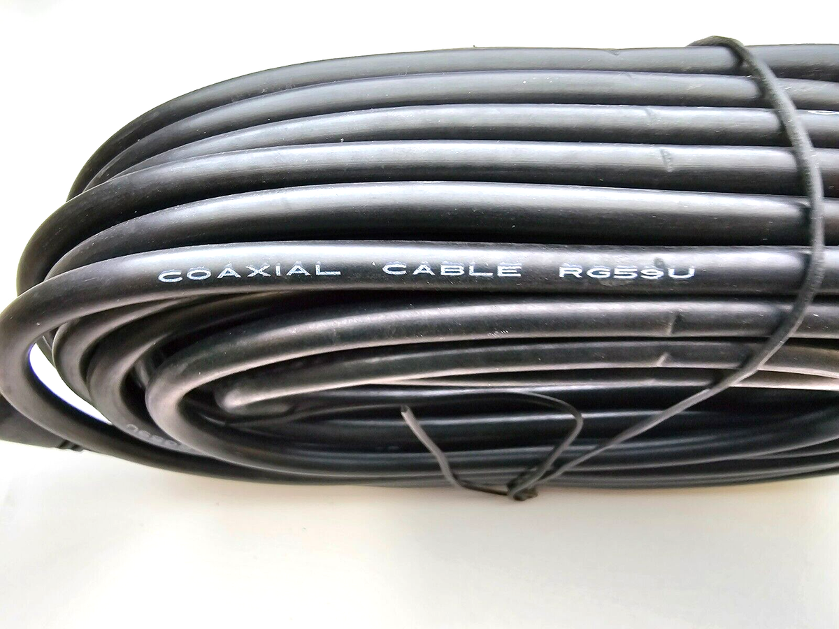 Pro Trucker PTRG59-21 21 Ft Per Side RG59 Dual CB Antenna Co-Phase