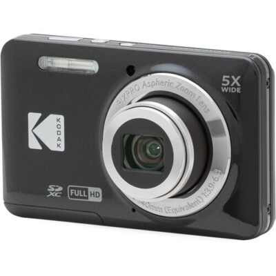 Kodak PIXPRO FZ55 16MP 5x Zoom Weitwinkel Digitalkamera - Schwarz (UK-Ware) Neu in OVP