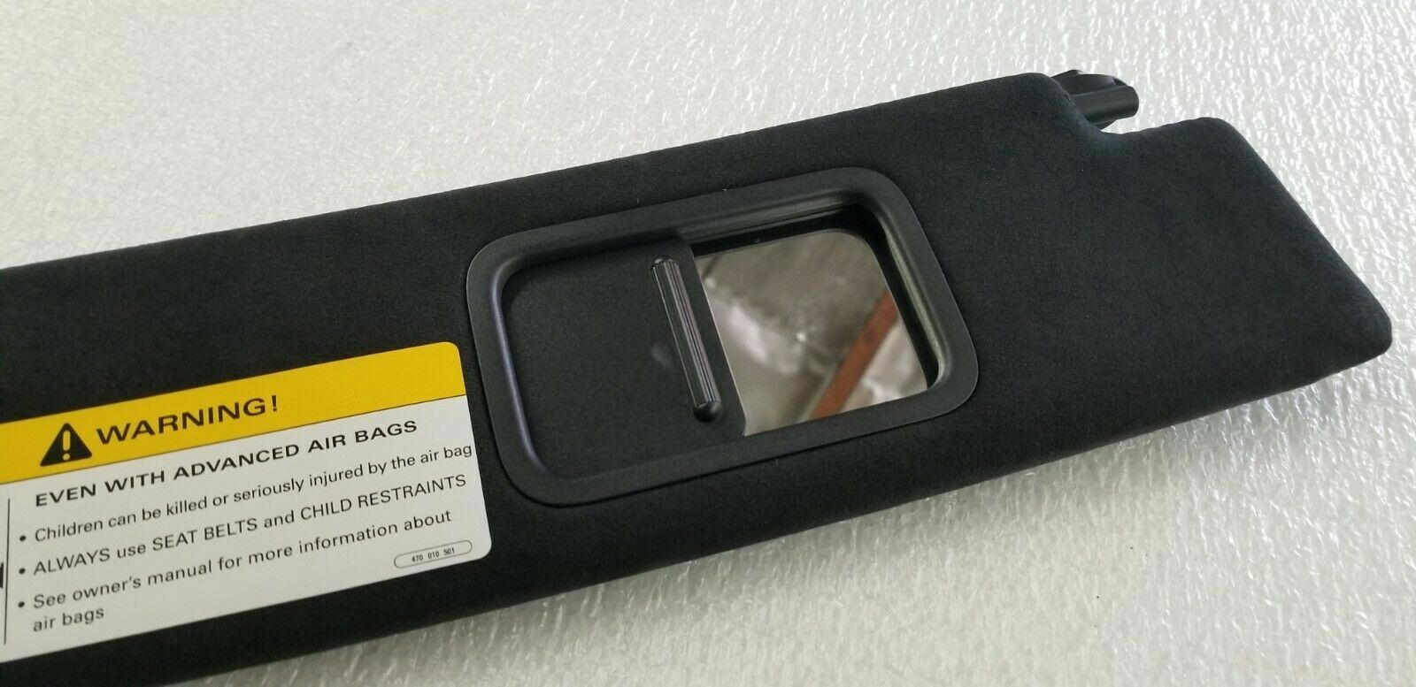 LAMBORGHINI AVENTADOR DRIVER LEFT LH SIDE SUN VISOR ALCANTARA OEM 476857551