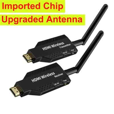 50M Kabellos Video Transmitter Empfänger Hdmi-Compatible Extender TV Klebende T