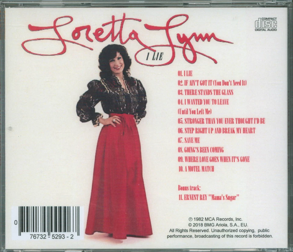 LORETTA LYNN - I Lie - Image 2 of 3