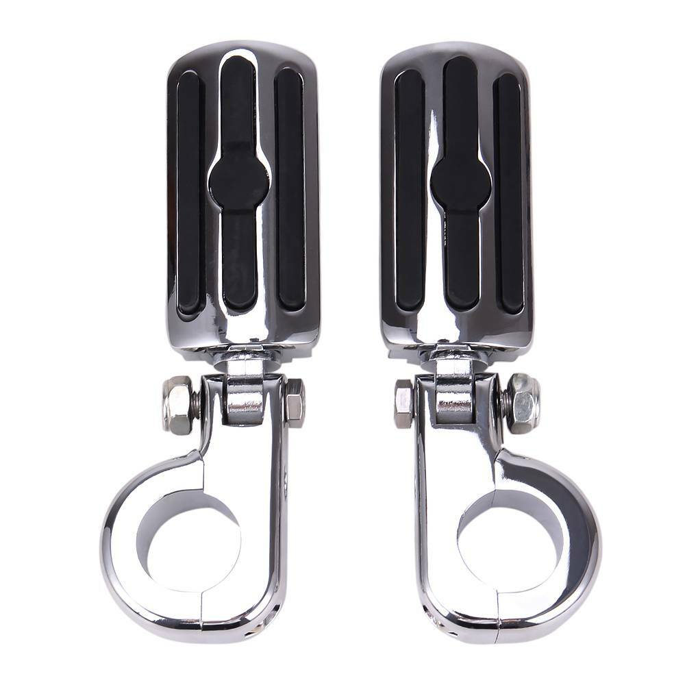 1.25" Motorcycle Highway Foot Pegs Footrest For Harley Touring Road King Glide
