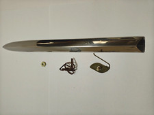 1960-1961 Plymouth Valiant Right Front Fender Lower Molding Chrome 2196612 Nos. 1960-1961 Plymouth Valiant Right Front Fender Lower Molding Chrome 2196612 Nos.