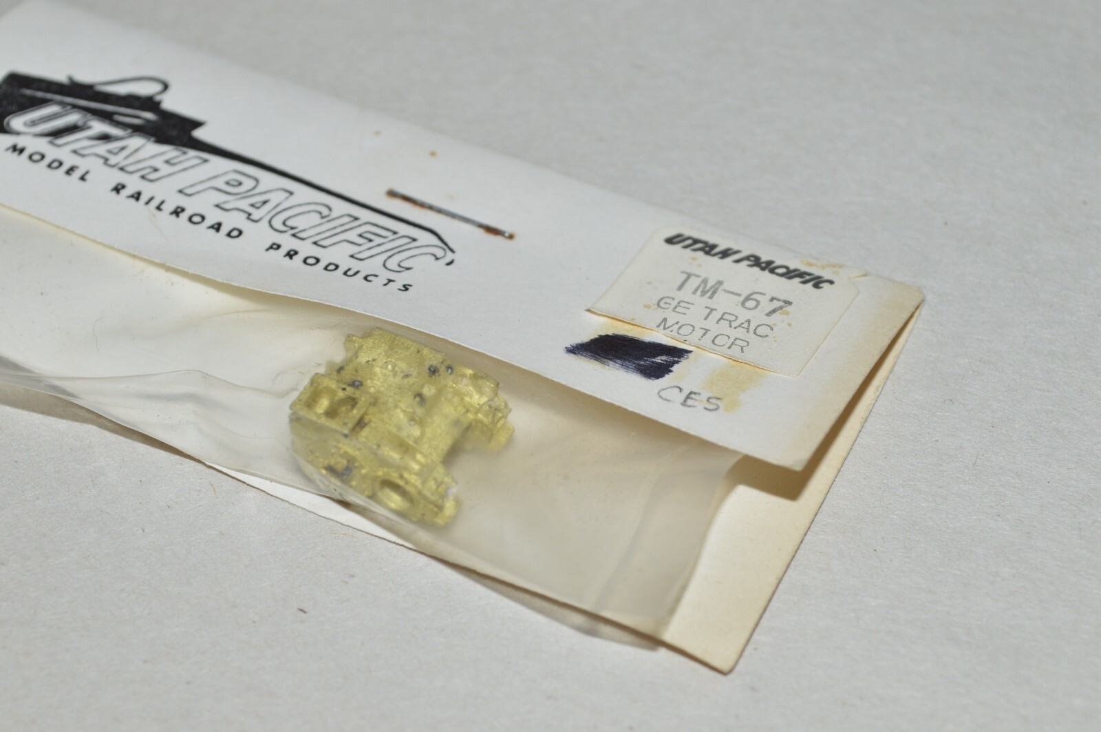 HO scale locomotive PARTS brass Utah Pacific TM-67 GE traction motor