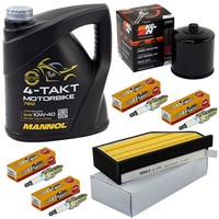4L Wartung ÖL Set FüR BMW K 1200 GT LT RS 1997-09 Luftfilter ÖLfilter ZüNdkerzen