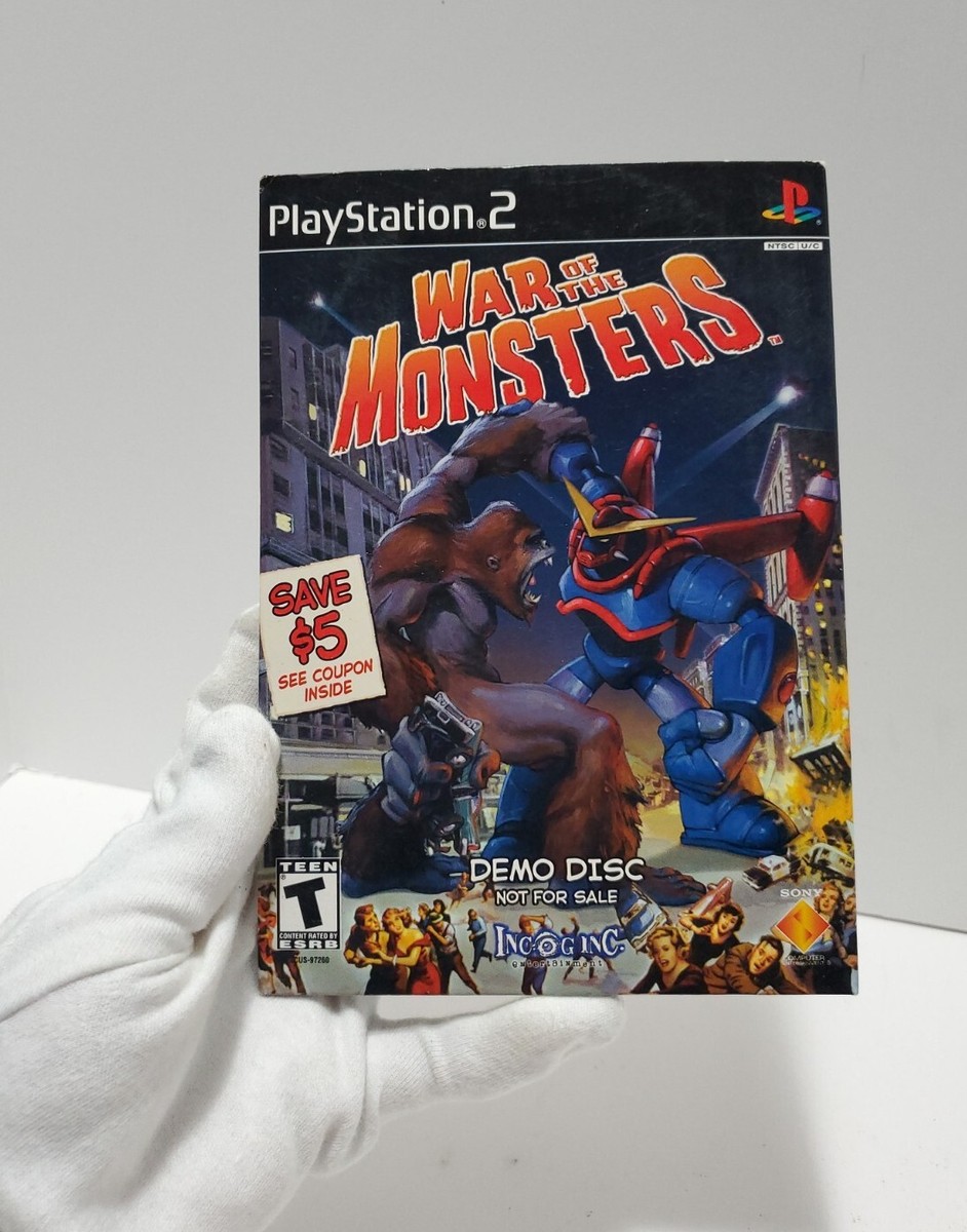 War Of The Monsters PS2 Demo Disk w/ Sleeve Playstation 2
