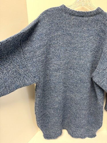 HERITAGE Irish Wool Equestrian Horse English Hunt Wool Hand Knit Sweater M/L EUC - Picture 6 of 9