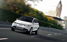 Cars audi concept Desk Mat Stitched