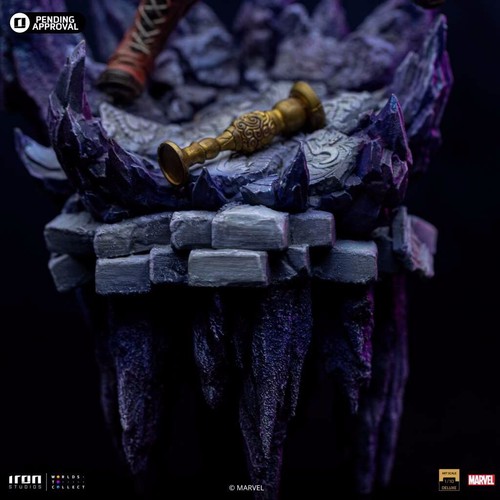 INFINITY GAUNTLET CAPTAIN AMERICA IRON STUDIOS - 1/10 DELUXE STATUE MARVEL - Foto 7 di 11