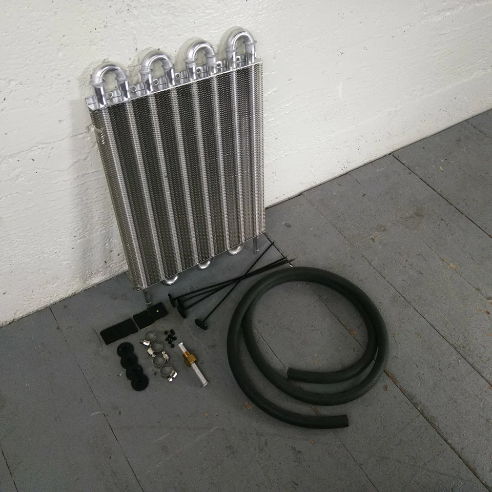 1949-54 Chevy Bel Air 8-Row 15" Transmission Trans Oil Cooler 210 V8 sbc gm 283 - Image 4 of 4