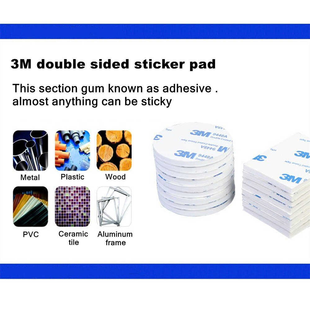 3M Double Sided Foam Sticker Tape Side Wall Car Self Adhesive Pads