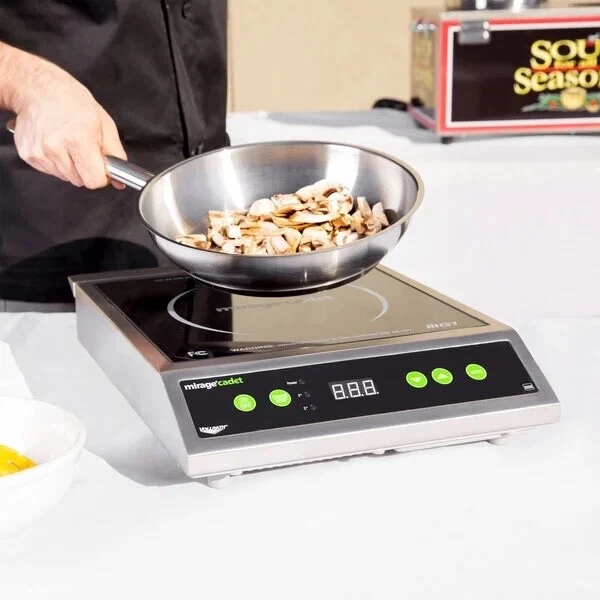Vollrath Mirage Cadet G1 59300 Countertop Induction Range Silver 120 V 1800 Watt