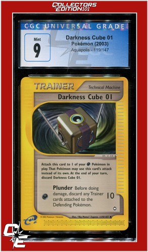 Darkness Cube 01 graded CGC 9 for sale on eBay